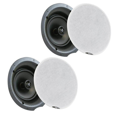 Pyle Audio 5.25 Inch 2 Way 240W Bluetooth Ceiling Wall Speakers, Pair | PDICBT57