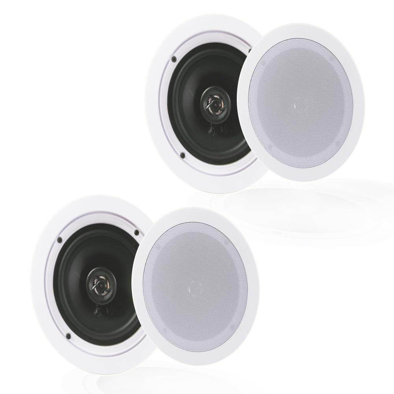 Pyle Audio 5.25 Inch 2 Way 150 Watt Home Ceiling Wall Speaker System(2 Pk)(Used)