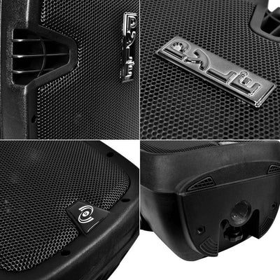 Pyle Active Bluetooth PA Dual Loudspeaker Sound System + Microphones (Open Box) - VMInnovations
