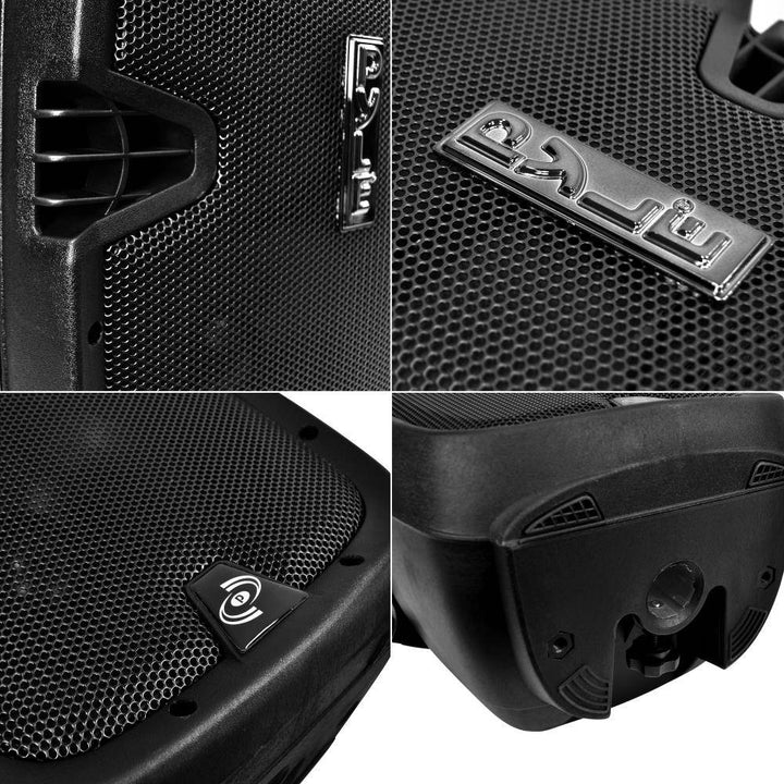 Pyle Active Bluetooth PA Dual Loudspeaker Sound System + Microphones (Open Box) - VMInnovations