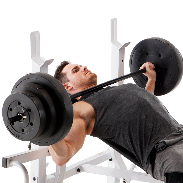 Marcy Diamond Elite Multipurpose Home Gym Workout Weight Bench (Open Box)