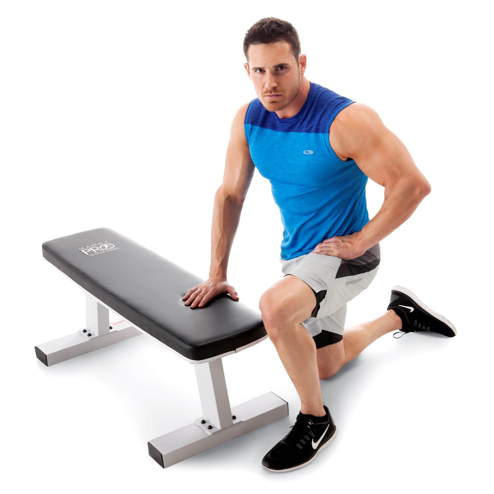 Marcy Home Gym Exercise Fitness Training Workout Flat Board Weight Lifting Bench - VMInnovations