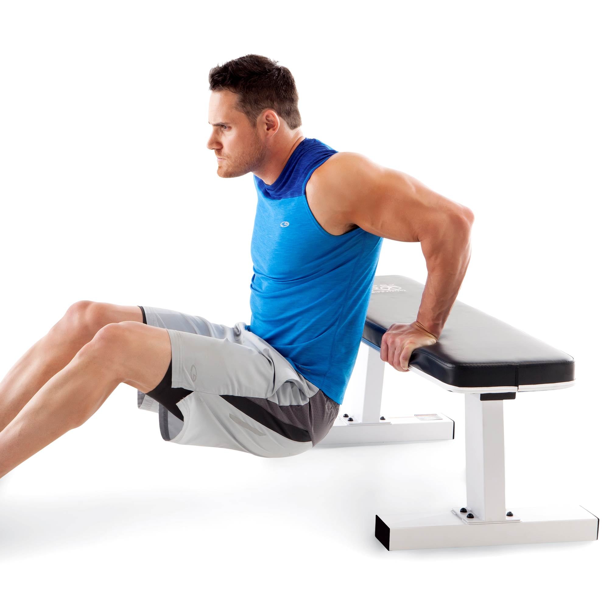 Marcy Home Gym Exercise Fitness Training Workout Flat Board Weight Lifting Bench - VMInnovations