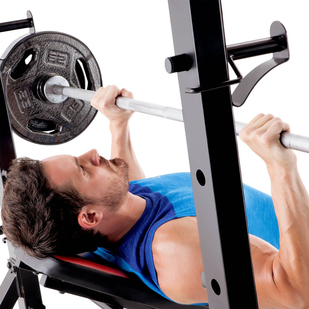 Marcy Home Gym Workout Fitness Exercise Deluxe Olympic Weight Lifting Bench