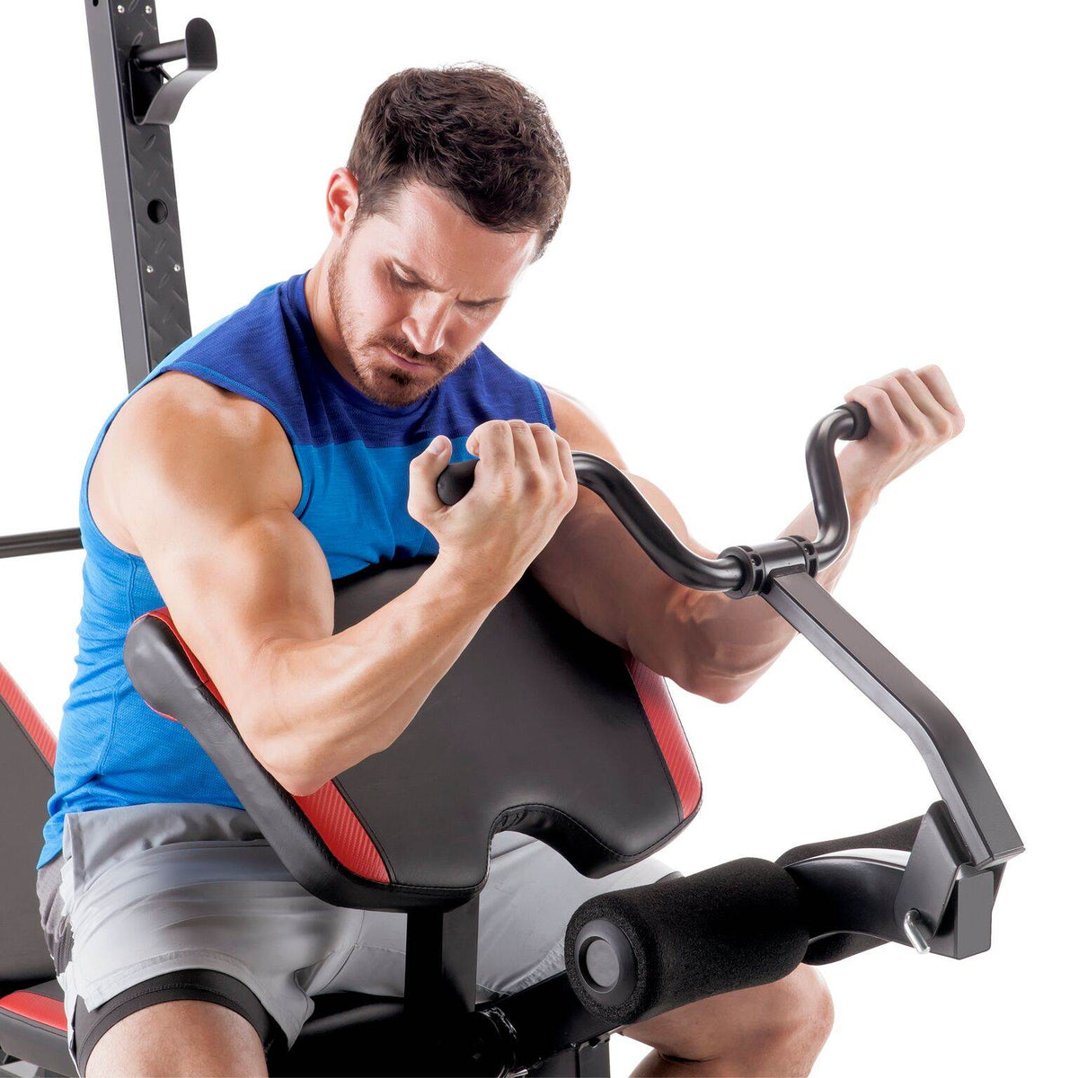 Marcy Home Gym Workout Fitness Exercise Deluxe Olympic Weight Lifting Bench