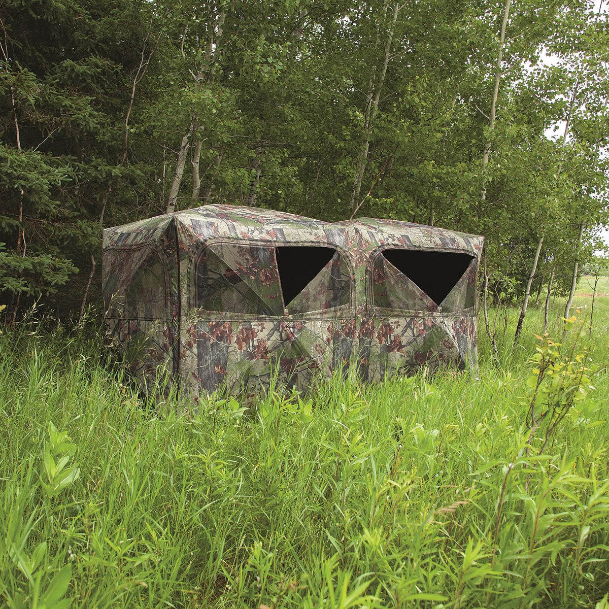 Barronett Beast Backwoods Camo Double Wide Hub Hunting Blind (Open Box)