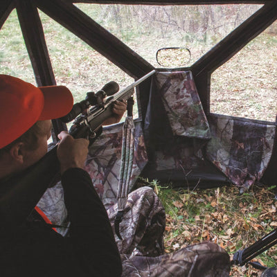 Barronett Blinds Pentagon Pop-Up Large Ground Deer Hunting Blind, Backwoods Camo