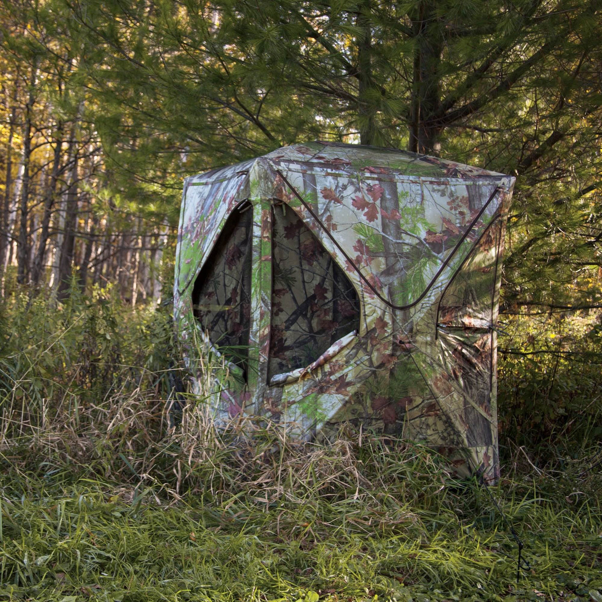 Barronett Blinds Big Mike Backwoods Ground Deer Hunting Blind, Camo (Open Box)