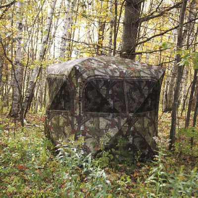 Barronett Grounder 350 Bloodtrail Camo Pop Up Ground Hunting Blind (Open Box)