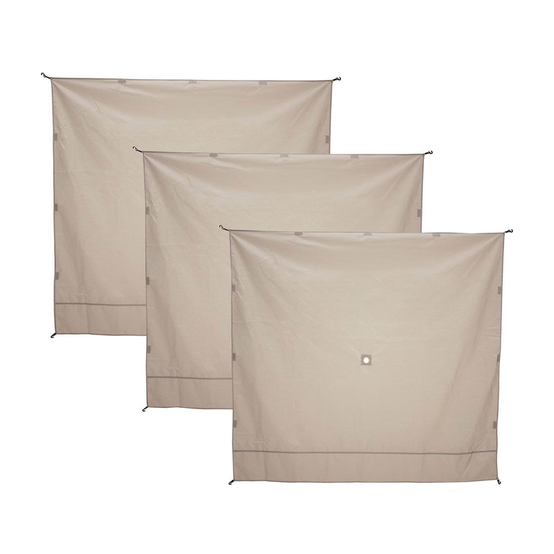 Gazelle Wind Panel Accessory for Portable Canopy Gazebo Screen Tents (3 Pack) - VMInnovations
