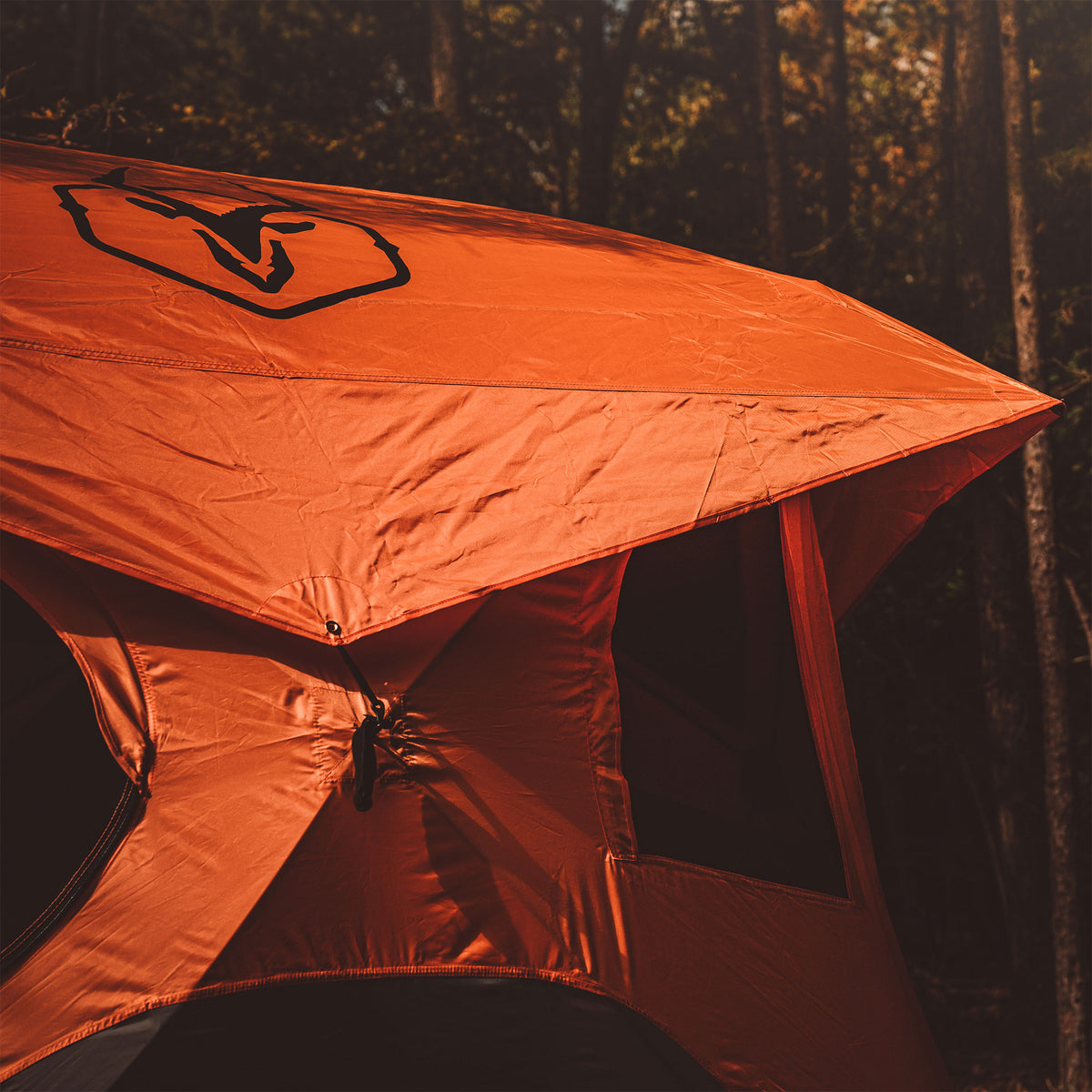 Gazelle T4 94" 4-Person Pop Up Camping Hub Tent with Removable Floor & Rain Fly (Refurbished)