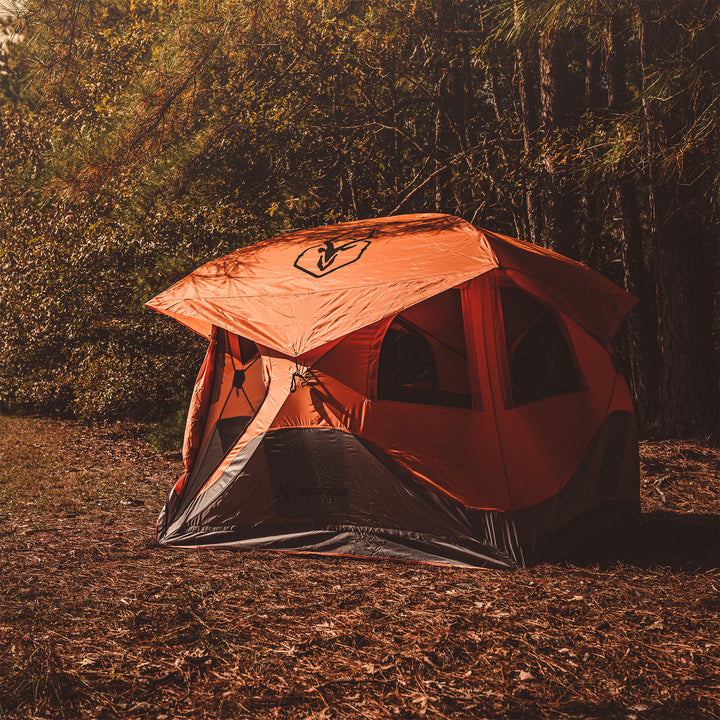 Gazelle T4 94" x 94" 4-Person Camping Tent with Removable Floor & Fly (Open Box)