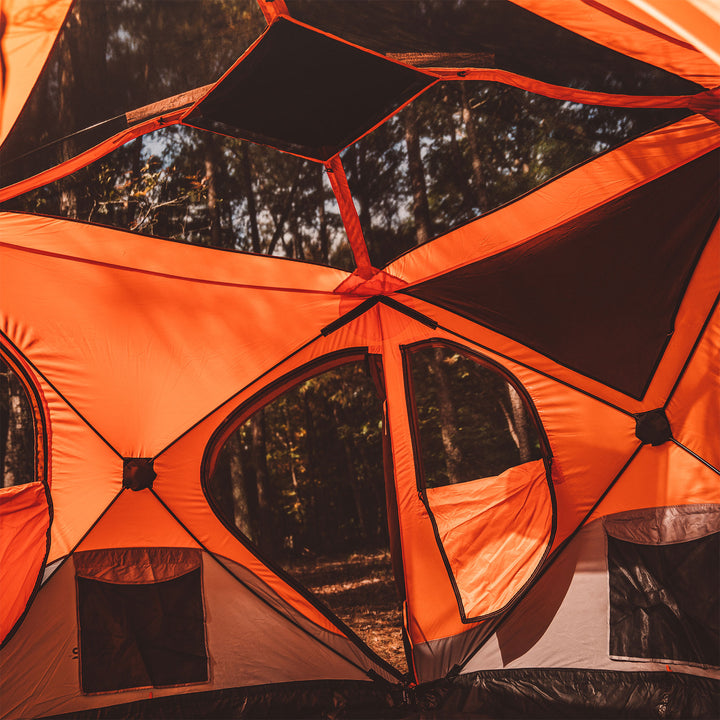 Gazelle T4 94" x 94" 4-Person Camping Tent with Removable Floor & Fly (Open Box)