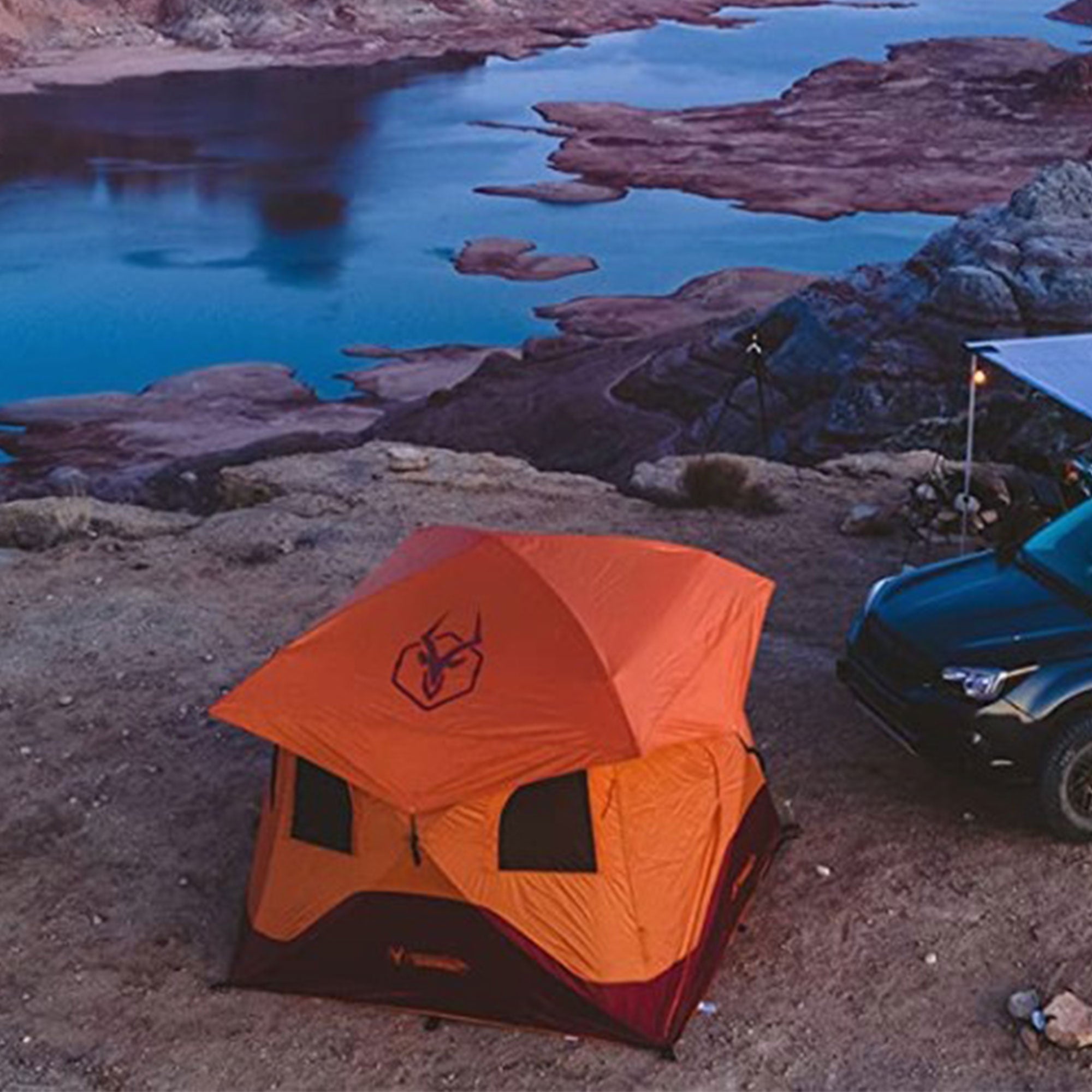 Gazelle T4 94" x 94" 4-Person Camping Tent with Removable Floor & Fly (Open Box) - VMInnovations