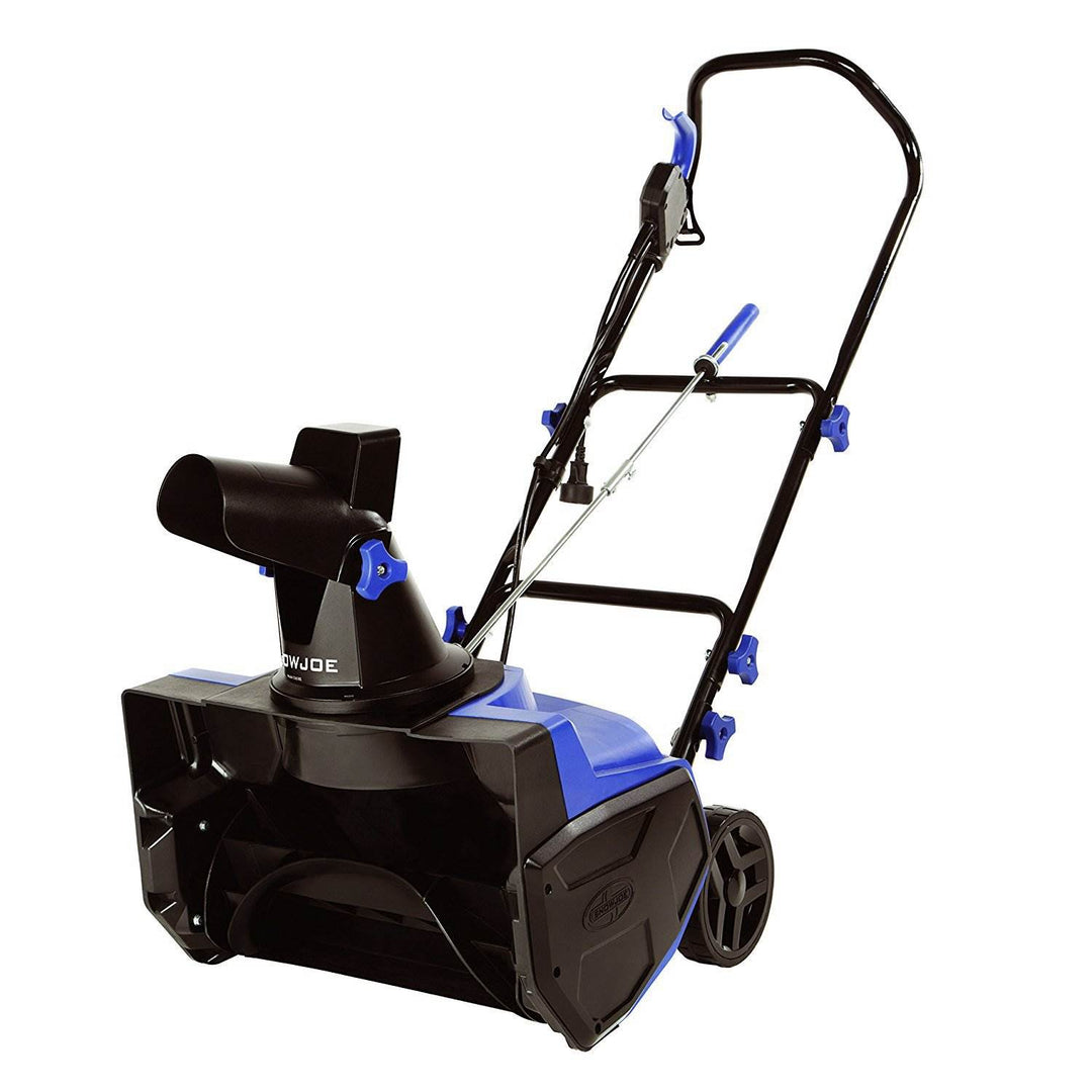 Snow Joe Electric Snow Blower, Push Snow Thrower, Blue (Used)