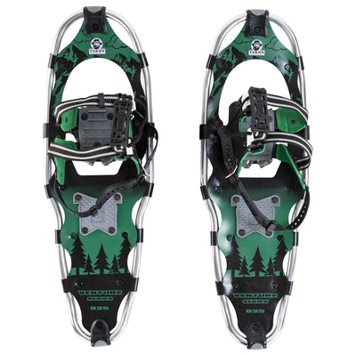 Yukon Charlie's Advanced 8x25" Men's Snowshoes w/ Aluminum Poles & Bag(Open Box)