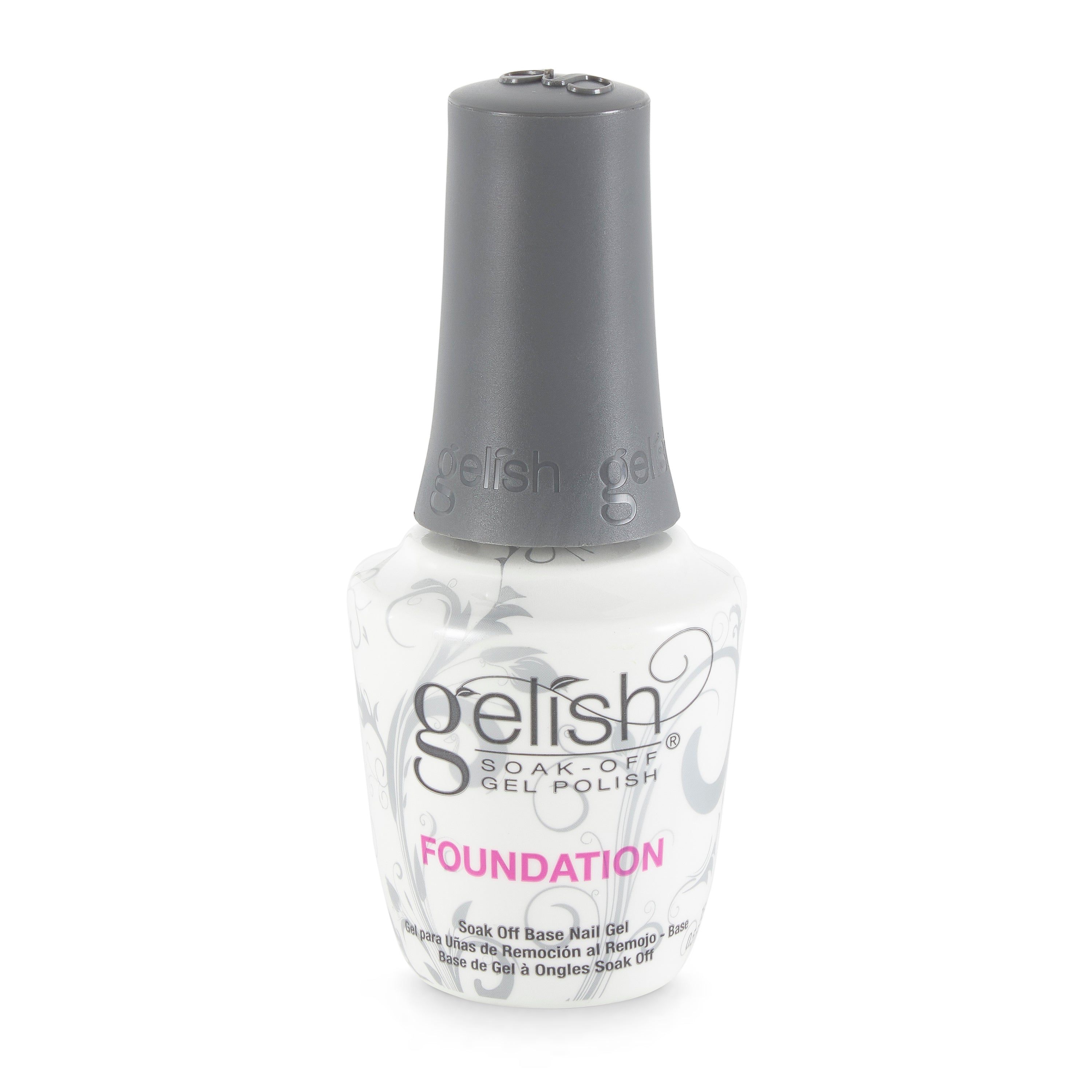 Gelish Terrific Trio Essentials Soak Off Gel Nail Polish Kit, 15 mL (3 Pack)