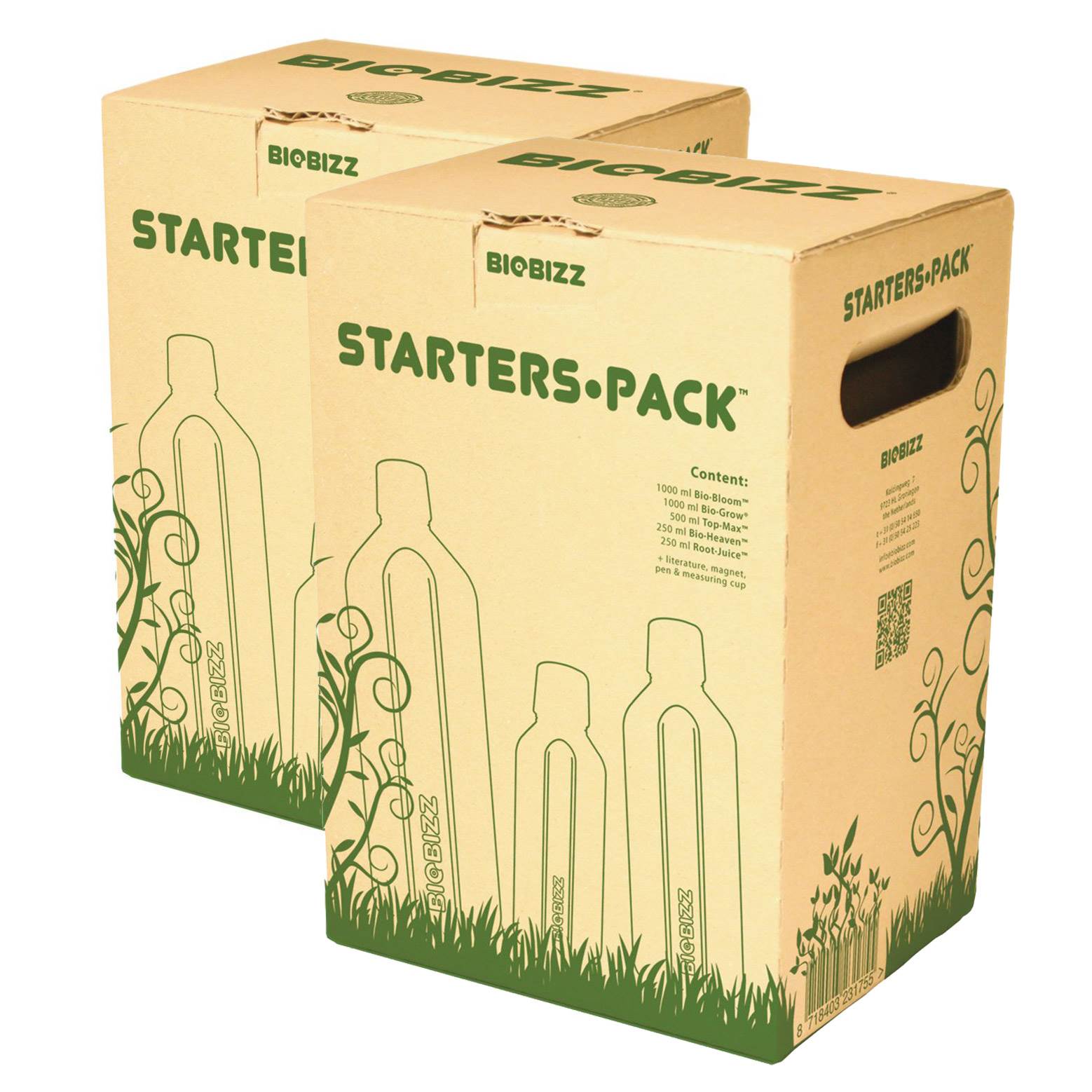 Biobizz Indoor Garden Organic Plant Food Fertilizer Hydroponics Starter (2 Pack) - VMInnovations