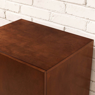 Crosley Mid Century Everett Record Player Turntable Storage Cabinet (Open Box)
