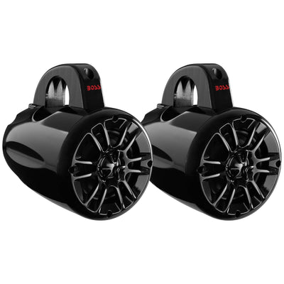 Boss Audio MRWT40 4" 400W 2-Way Weatherproof Marine Waketower Speakers, Pair - VMInnovations