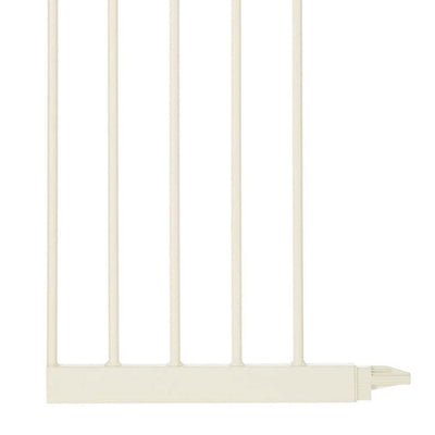 North States Toddleroo Wide Portico Arch Safety Baby Gate Extension, Ivory
