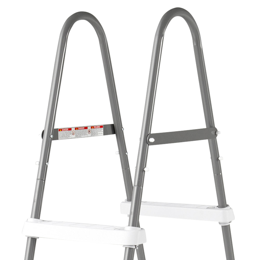 Intex Steel Frame Above Ground Pool Ladder for 42" Height (Open Box) (2 Pack)