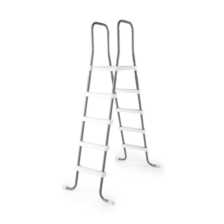 Intex 28067E Steel Frame 52" Entry Step Ladder for Above Ground Swimming Pools