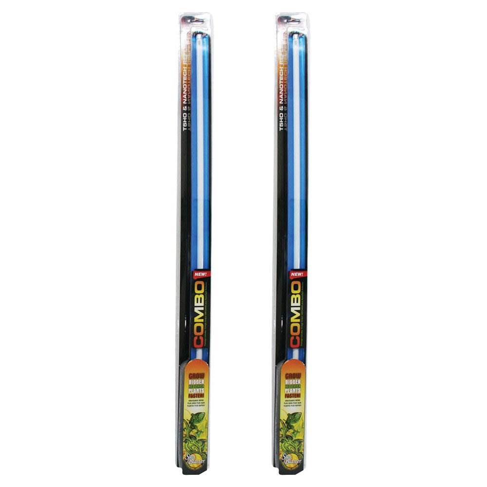 SunBlaster 54W 6400K 4' Grow Light Ballast with NanoTech Reflector, 2 Pack - VMInnovations