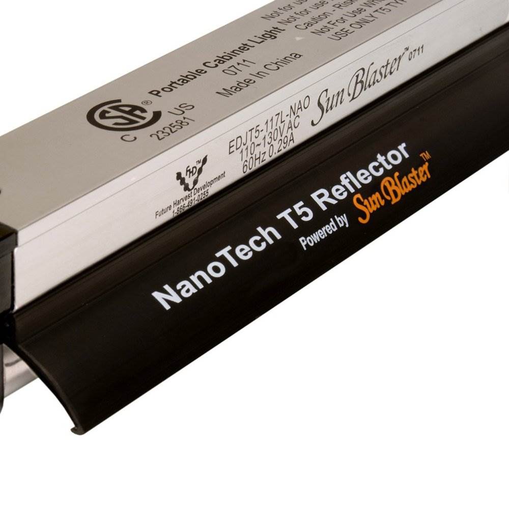 SunBlaster 54W 6400K 4' Grow Light Ballast with NanoTech Reflector, 2 Pack - VMInnovations