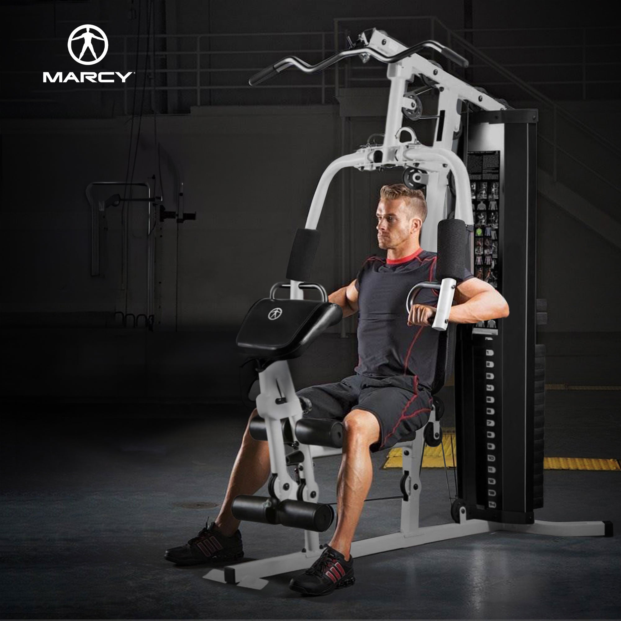 Marcy Dual-Functioning Upper Lower Body Fitness Workout 150-Pound (Open Box) - VMInnovations