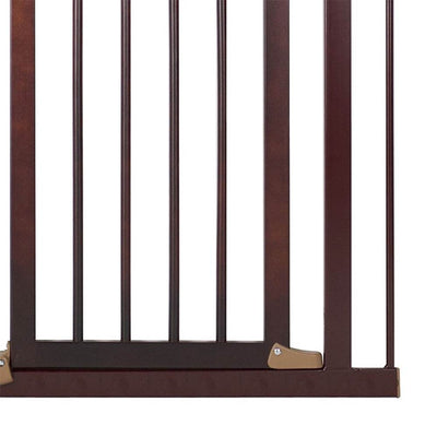 Baby Trend Pressure Fit Hard Wood & Metal Baby and Pet Easy Lock Safety Gate