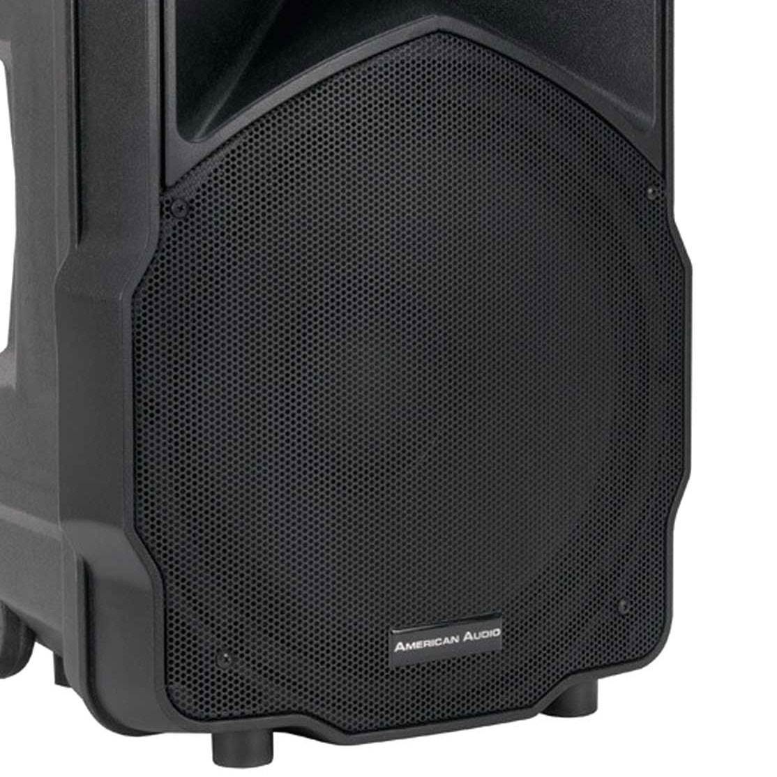 American Audio 15" 2 Way Portable Powered Wireless Speaker with Wheels LTX15BT