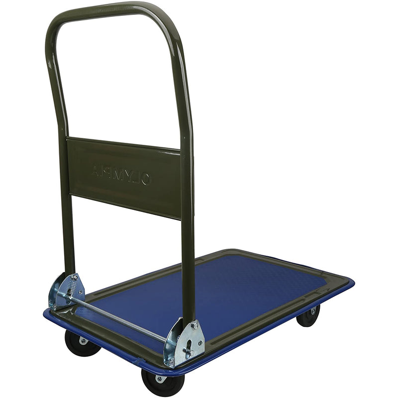 Olympia Tools 85-180 300 Pound Capacity Folding Utility Rolling Cart (Used)
