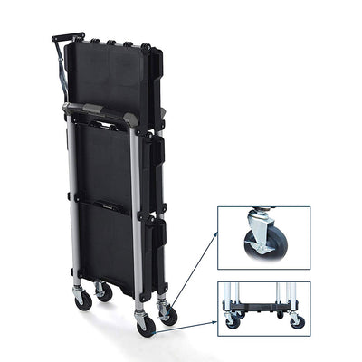 Olympia Tools 85-188 Pack N Roll 3 Tier Collapsible Storage Rolling Service Cart