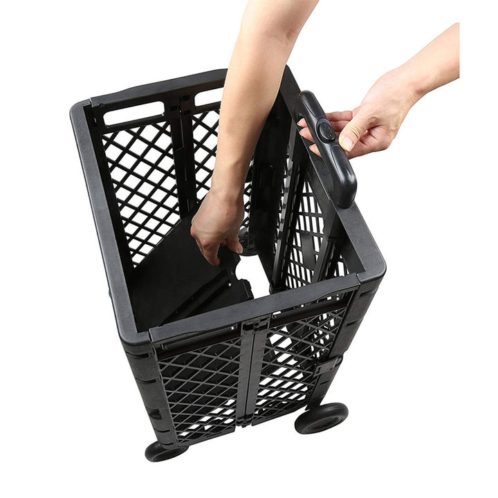 Olympia Tools Pack n Roll Portable Folding Mesh Rolling Storage Cart (Open Box)