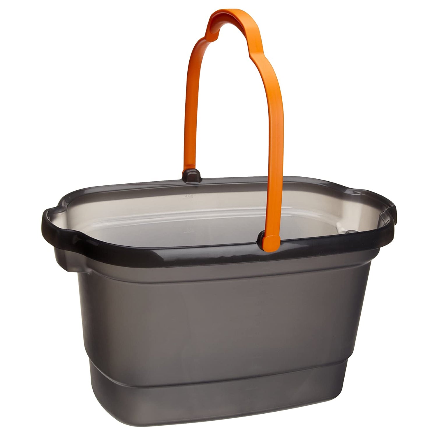 Casabella 4 Gallon Durable All Purpose Bucket with Pour Spout, Gray (Open Box)