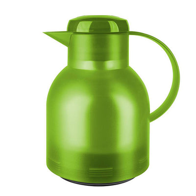 Emsa Samba 34 Ounce Hot Cold Coffee Vacuum Insulated Thermal Jug Pitcher, Green