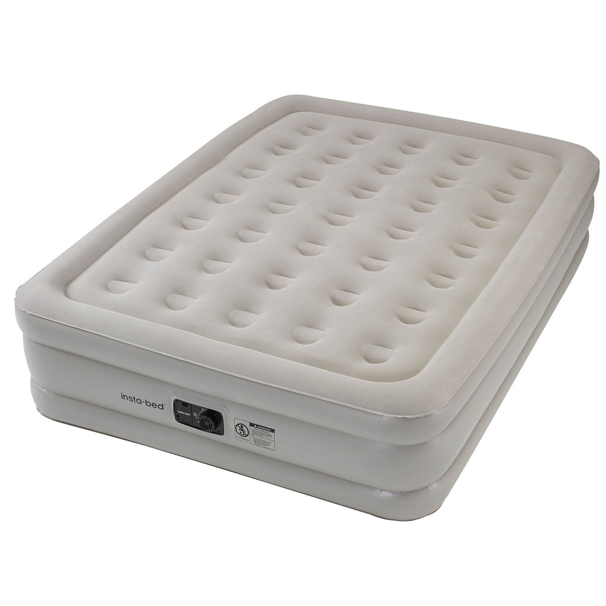Insta-Bed 18 Inch Queen Air Mattress w/ Internal Pump and Insta-Bed Bedding Set