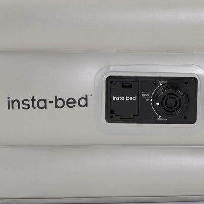 Insta-Bed 18 Inch Queen Air Mattress w/ Internal Pump and Insta-Bed Bedding Set