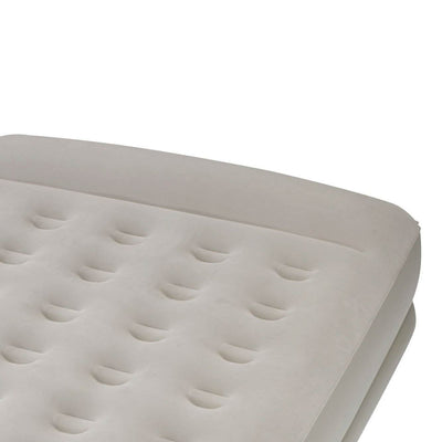 Insta-Bed 20" Queen Pillow Rest Air Mattress with Internal Pump and Bedding Set