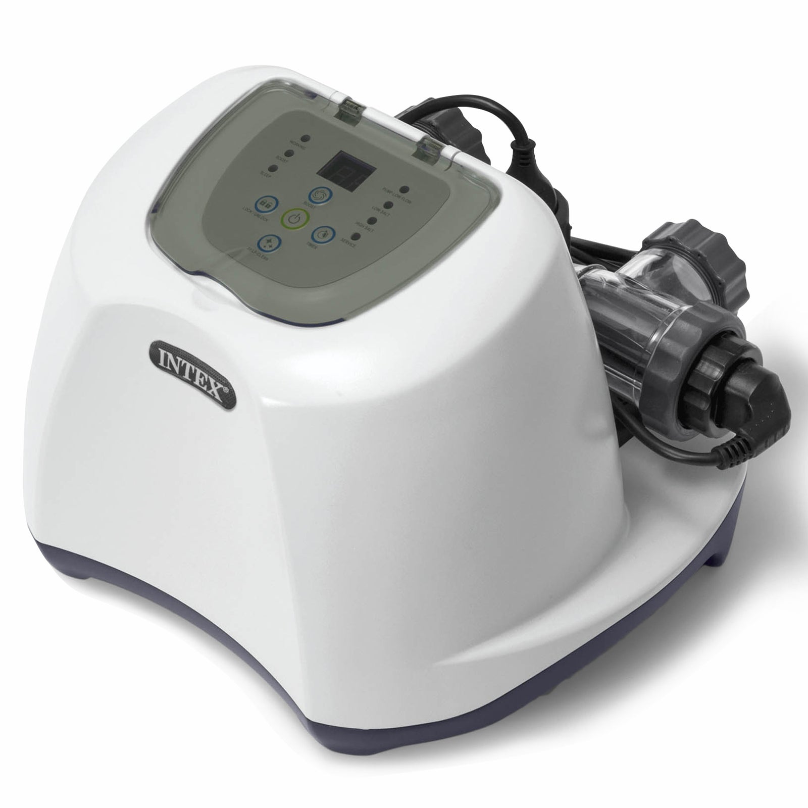 Intex 120V Krystal Clear Saltwater Swimming Pool Chlorinator (For Parts)(2 Pack) - VMInnovations