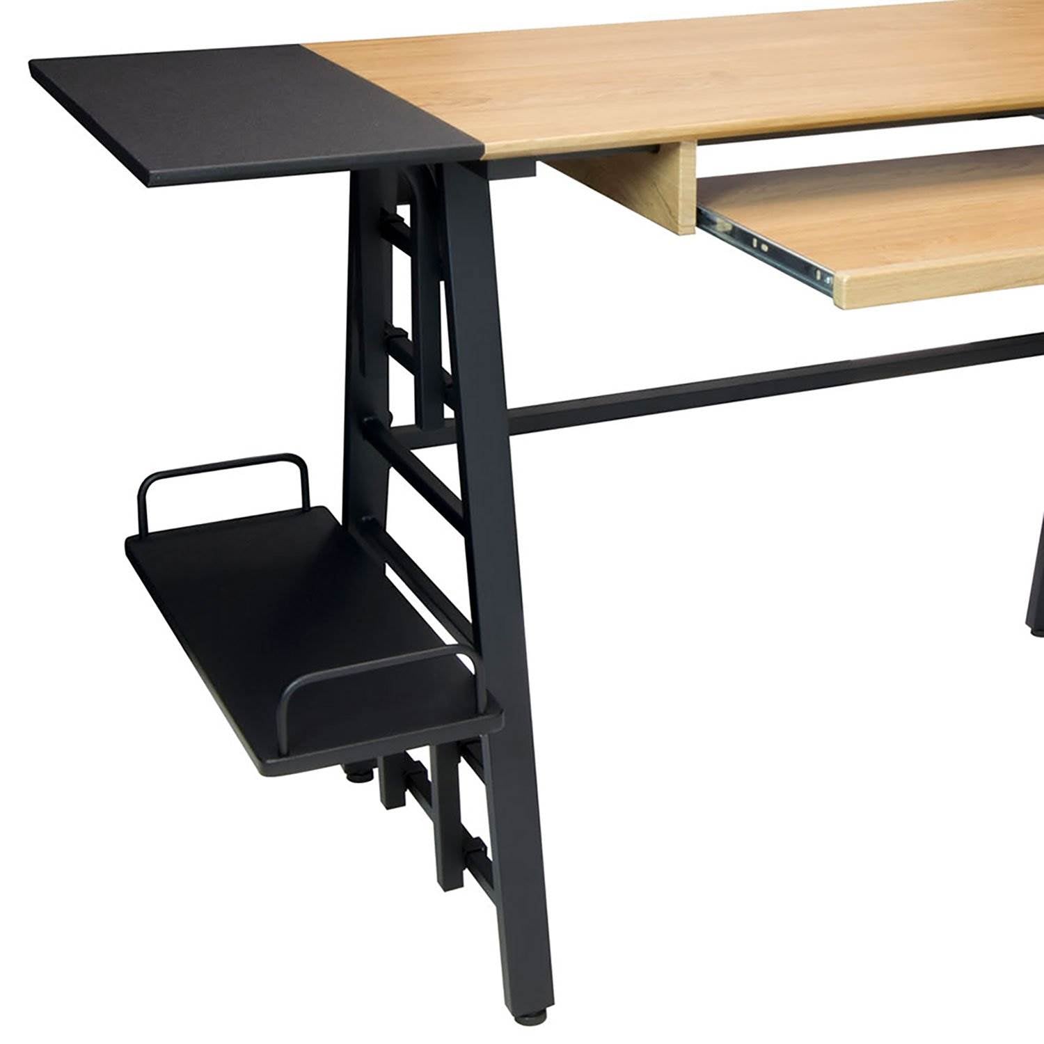 Studio Designs Ashwood Home Office Computer Drawing Table Convertible Desk