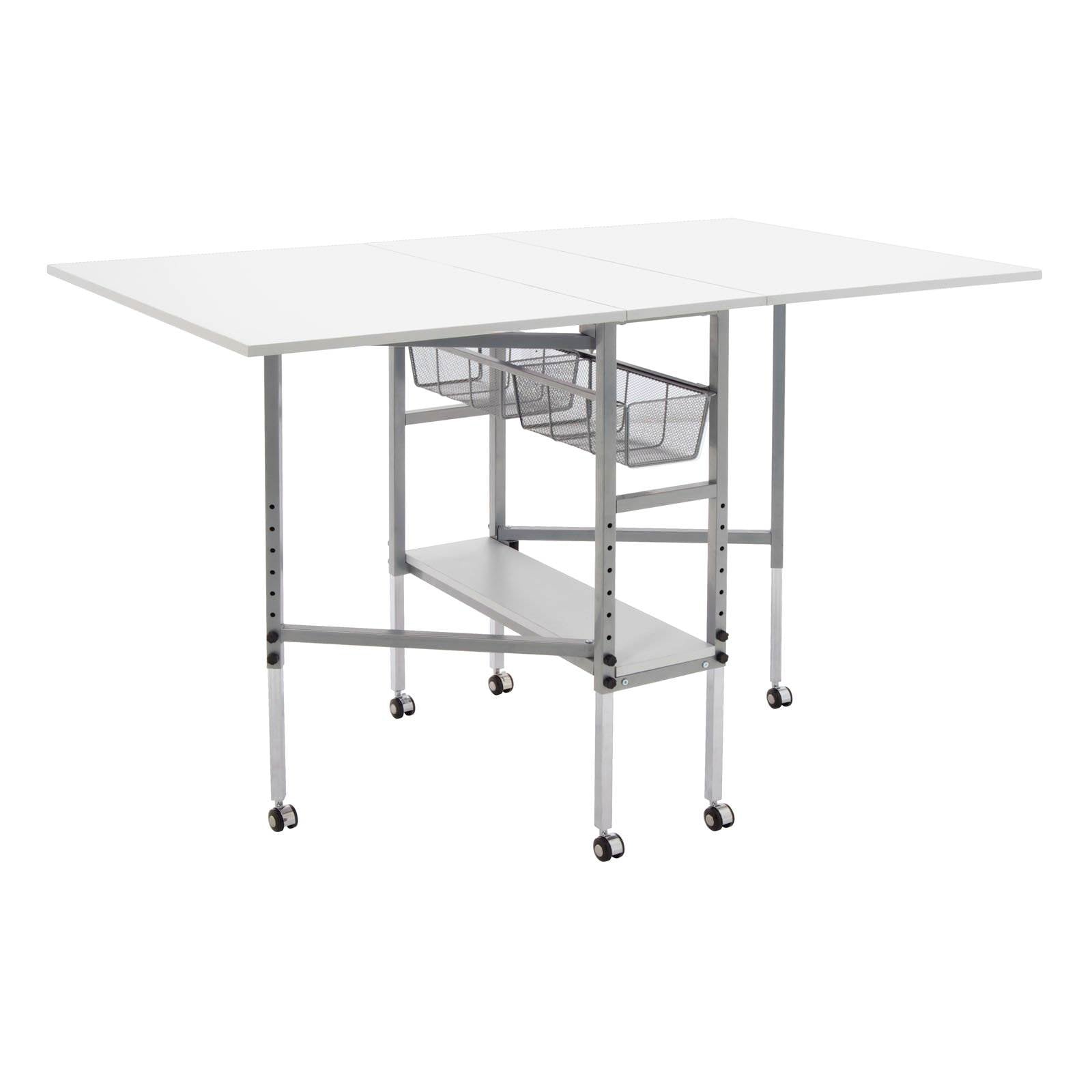 Studio Designs Sew Ready Hobby and Cutting Craft Desk Table w Storage (Open Box)