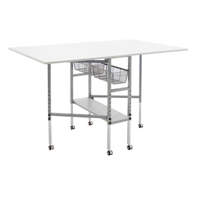 Studio Designs Sew Ready Hobby and Cutting Craft Desk Table w Storage (Open Box)