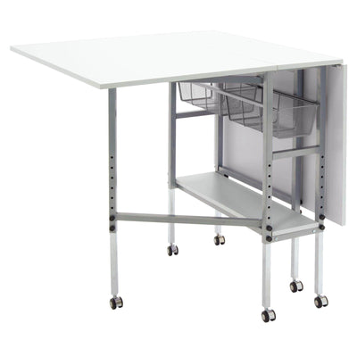 Studio Designs Sew Ready Hobby and Cutting Craft Desk Table w Storage (Open Box) - VMInnovations