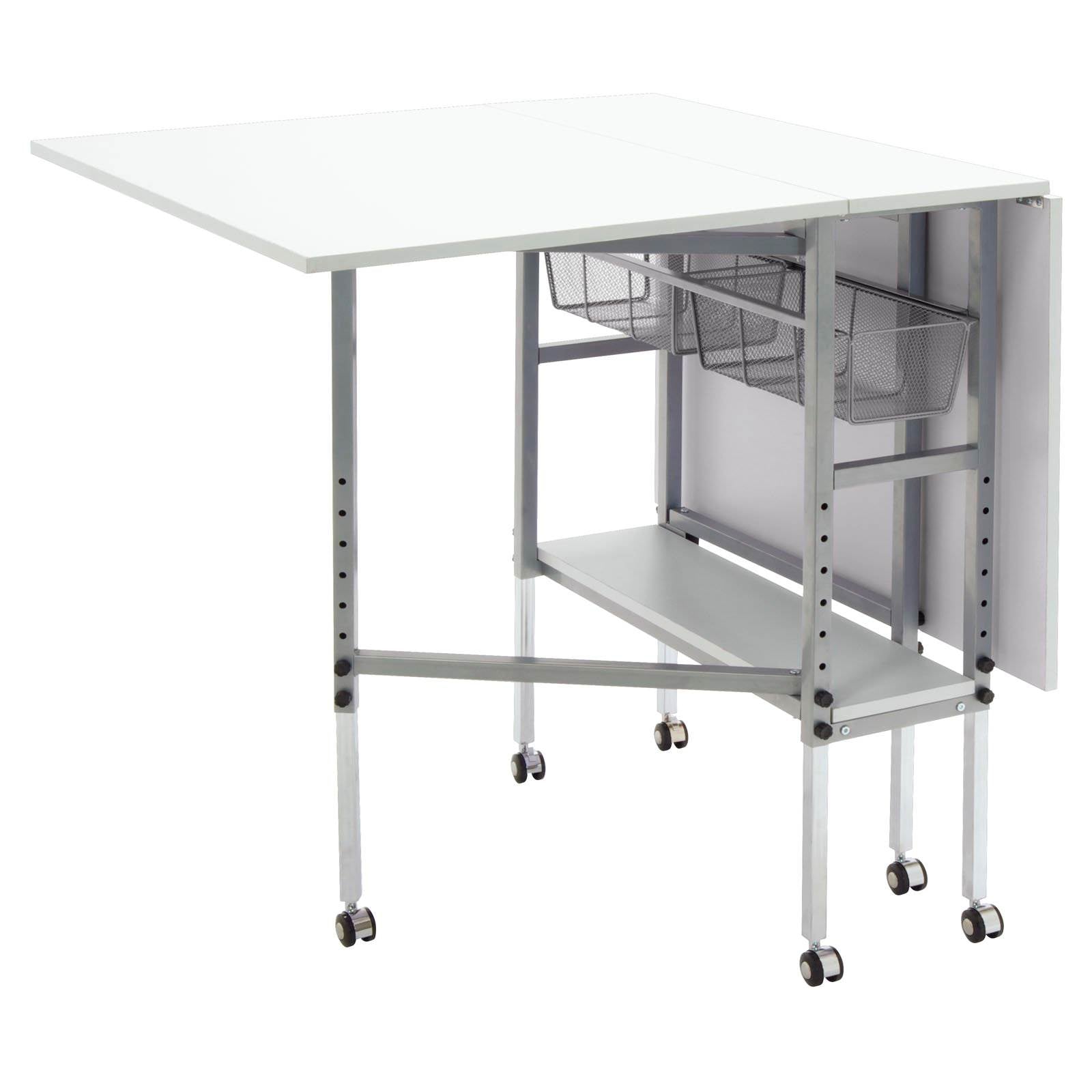 Studio Designs Sew Ready Hobby and Cutting Craft Desk Table w Storage (Open Box)