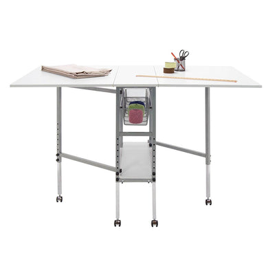 Studio Designs Sew Ready Hobby and Cutting Craft Desk Table w Storage (Open Box)