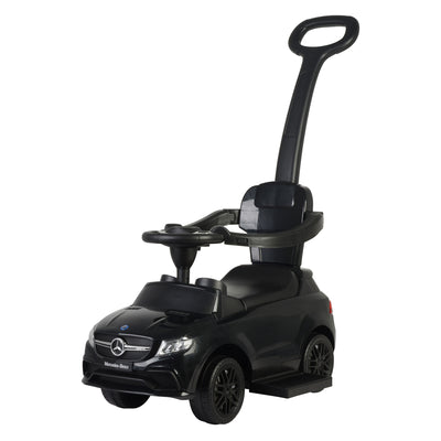 Best Ride On Cars Baby 3-in-1 Mercedes Push Car Stroller with LED Lights (Used)