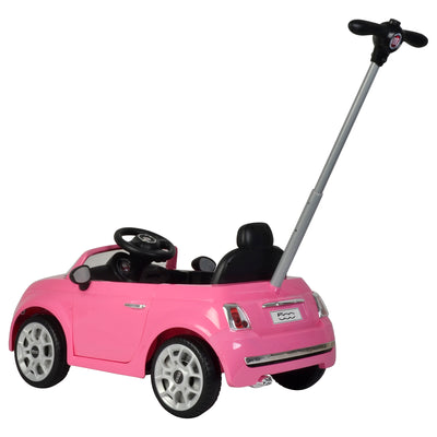 Best Ride On Cars 2-in-1 Fiat 500 Model Toddler Toy Push Car Stroller (Used)