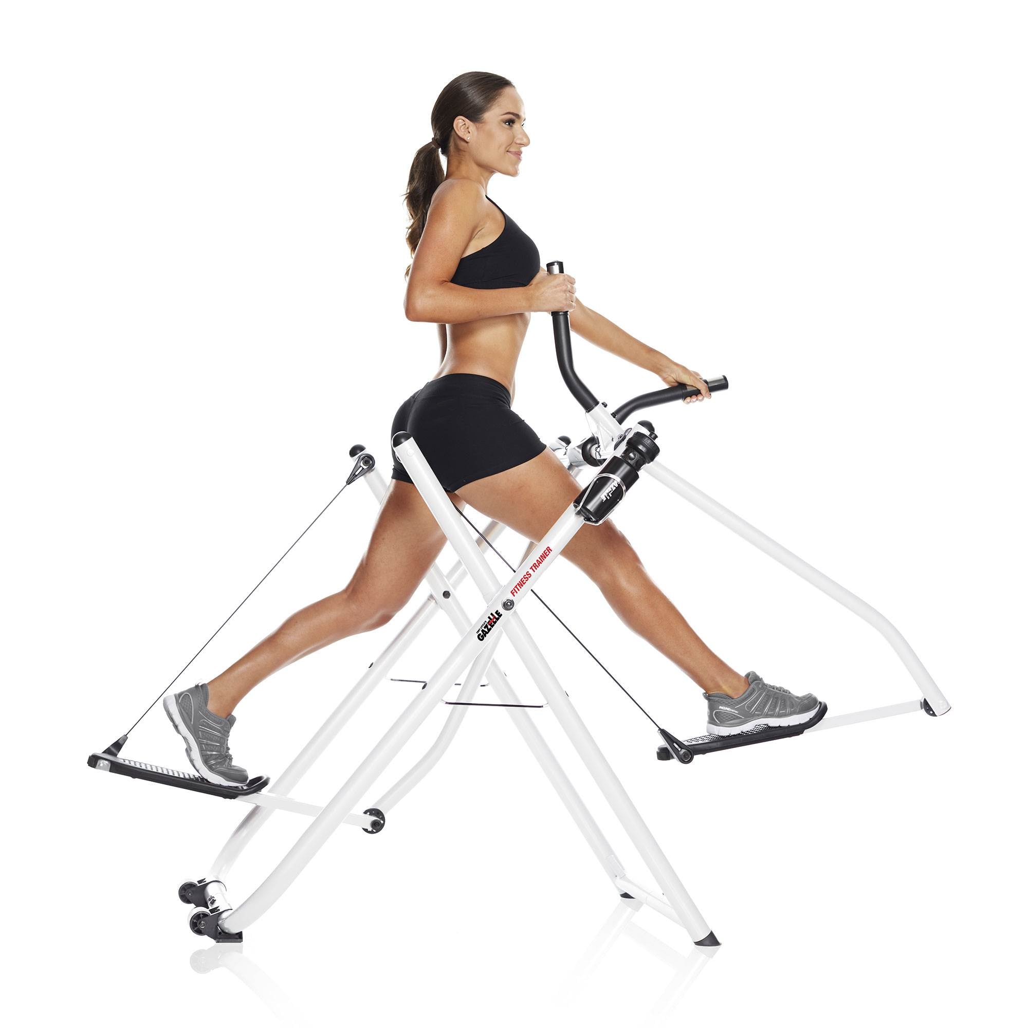 Gazelle Folding Home Gym Cardio Workout Elliptical Trainer Machine (Open Box)